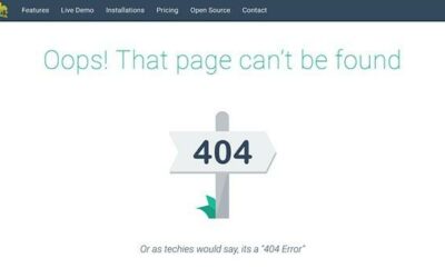 oops 404 error page